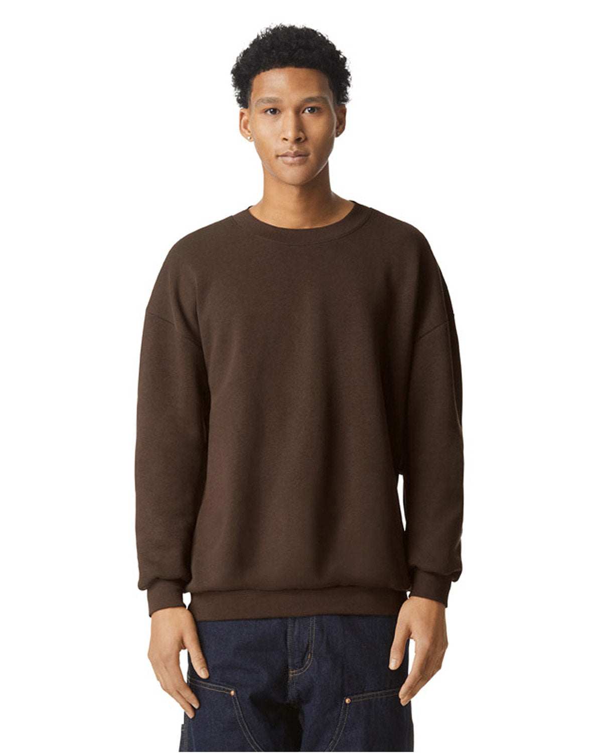 RF496 American Apparel Unisex ReFlex Fleece Crewneck Sweatshirt