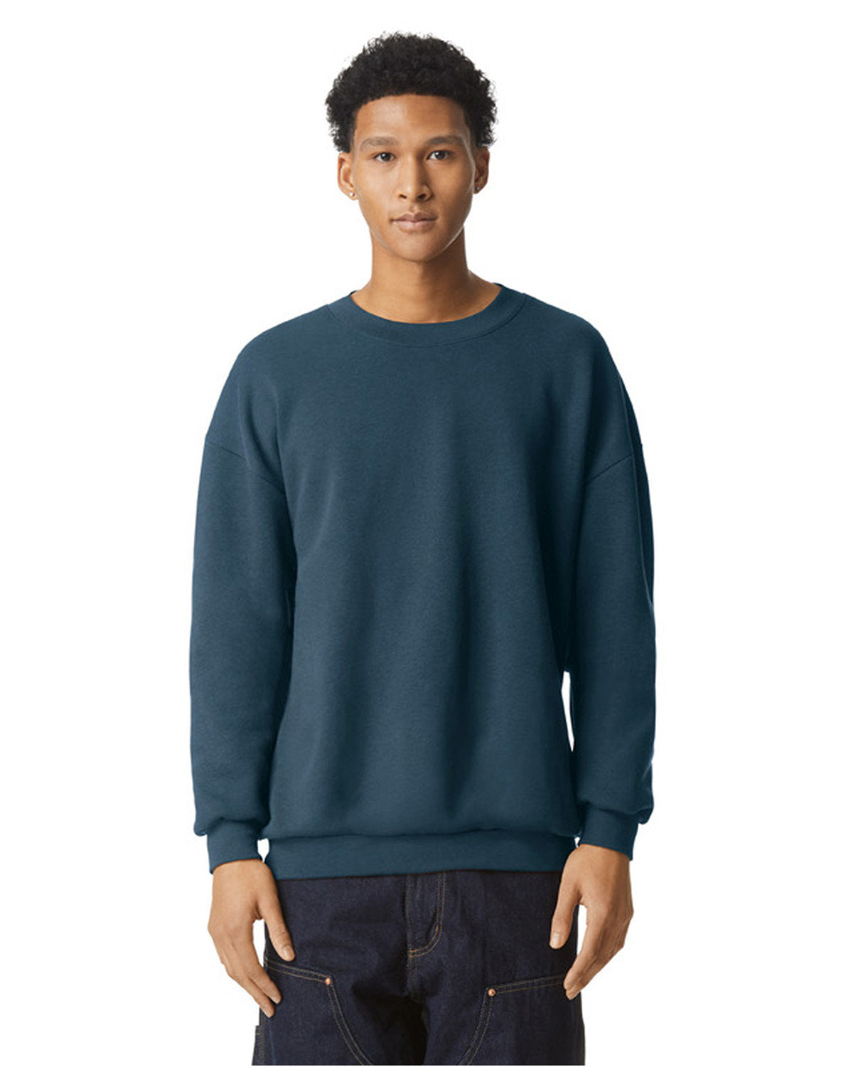 RF496 American Apparel Unisex ReFlex Fleece Crewneck Sweatshirt