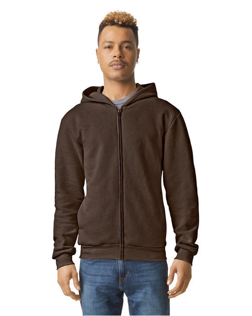 RF497 American Apparel ReFlex Fleece Unisex Full Zip Hoodie