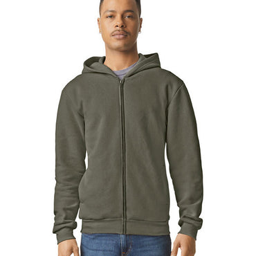 RF497 American Apparel ReFlex Fleece Unisex Full Zip Hoodie