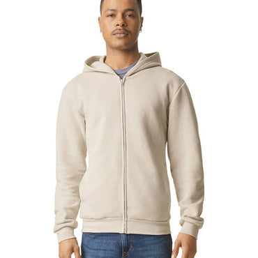 RF497 American Apparel ReFlex Fleece Unisex Full Zip Hoodie