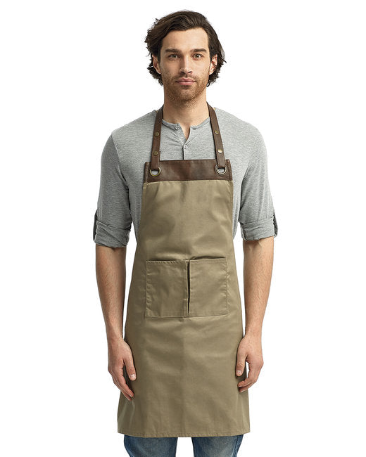 RP123 Artisan Collection by Reprime Espresso Bib Apron