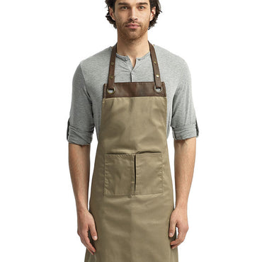 RP123 Artisan Collection by Reprime Espresso Bib Apron