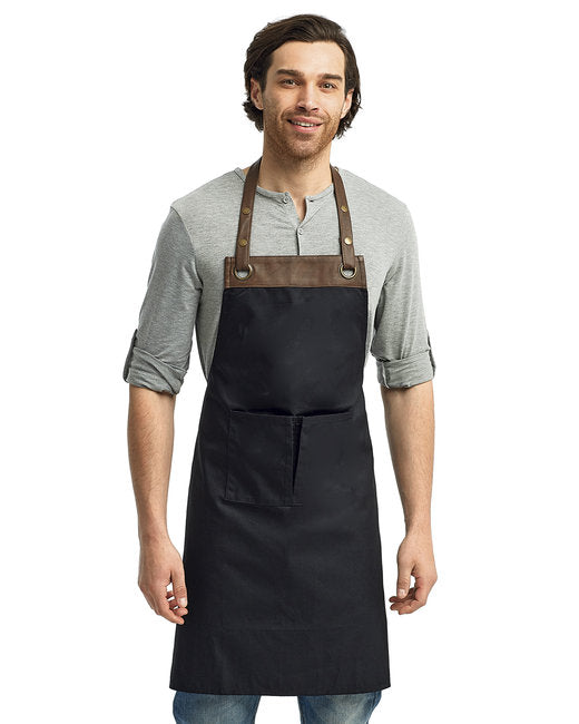 RP123 Artisan Collection by Reprime Espresso Bib Apron