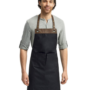 RP123 Artisan Collection by Reprime Espresso Bib Apron