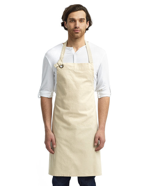 RP130 Artisan Collection by Reprime Unisex Calibre Heavy Cotton Canvas Bib Apron