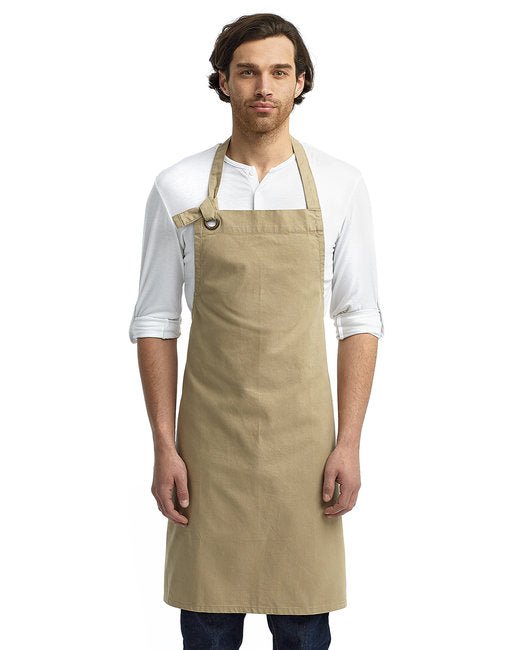 RP130 Artisan Collection by Reprime Unisex Calibre Heavy Cotton Canvas Bib Apron