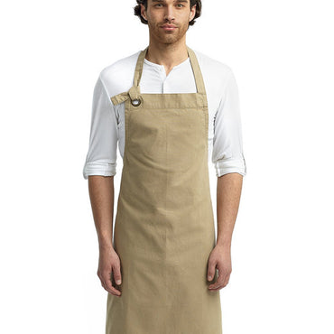 RP130 Artisan Collection by Reprime Unisex Calibre Heavy Cotton Canvas Bib Apron