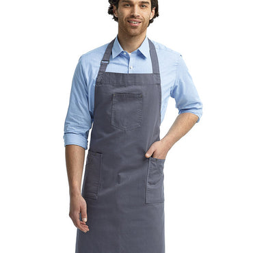 RP132 Artisan Collection by Reprime Unisex Cotton Chino Bib Apron