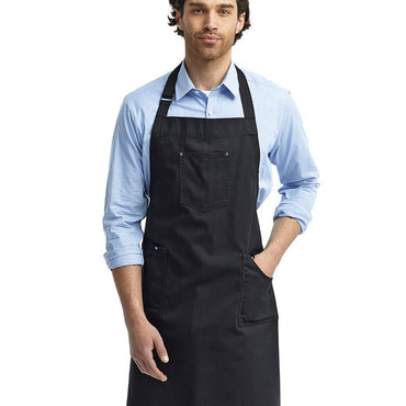 RP132 Artisan Collection by Reprime Unisex Cotton Chino Bib Apron