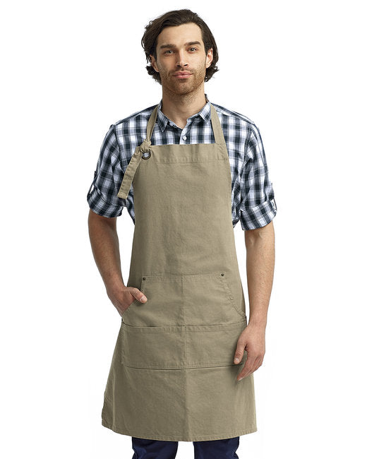 RP137 Artisan Collection by Reprime Unisex "Calibre" Heavy Cotton Canvas Pocket Apron