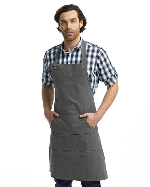 RP137 Artisan Collection by Reprime Unisex "Calibre" Heavy Cotton Canvas Pocket Apron