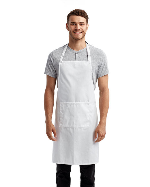 RP154 Artisan Collection by Reprime Unisex 'Colours' Sustainable Pocket Bib Apron