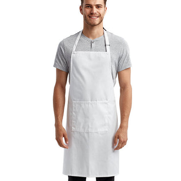 RP154 Artisan Collection by Reprime Unisex 'Colours' Sustainable Pocket Bib Apron