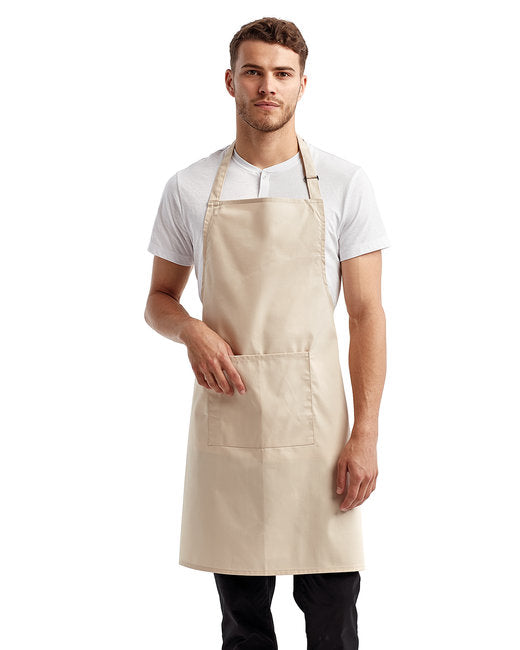 RP154 Artisan Collection by Reprime Unisex 'Colours' Sustainable Pocket Bib Apron