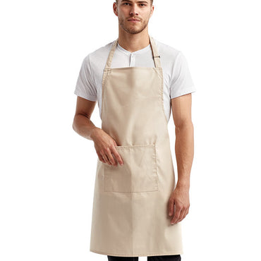 RP154 Artisan Collection by Reprime Unisex 'Colours' Sustainable Pocket Bib Apron