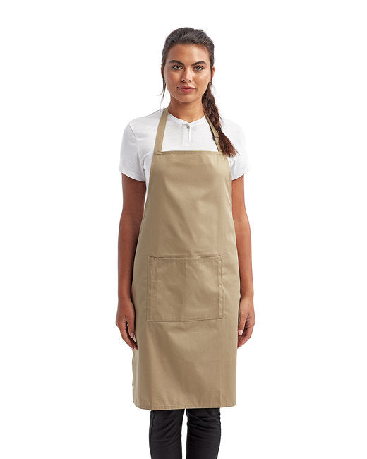 RP154 Artisan Collection by Reprime Unisex 'Colours' Sustainable Pocket Bib Apron