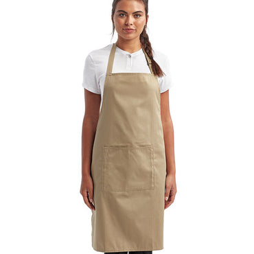 RP154 Artisan Collection by Reprime Unisex 'Colours' Sustainable Pocket Bib Apron