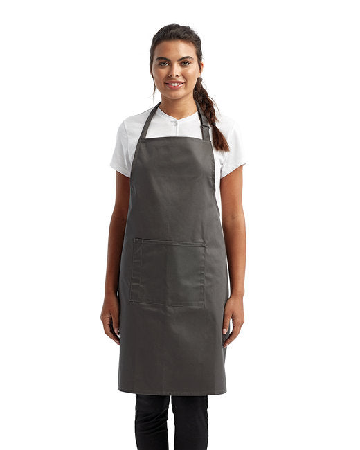 RP154 Artisan Collection by Reprime Unisex 'Colours' Sustainable Pocket Bib Apron