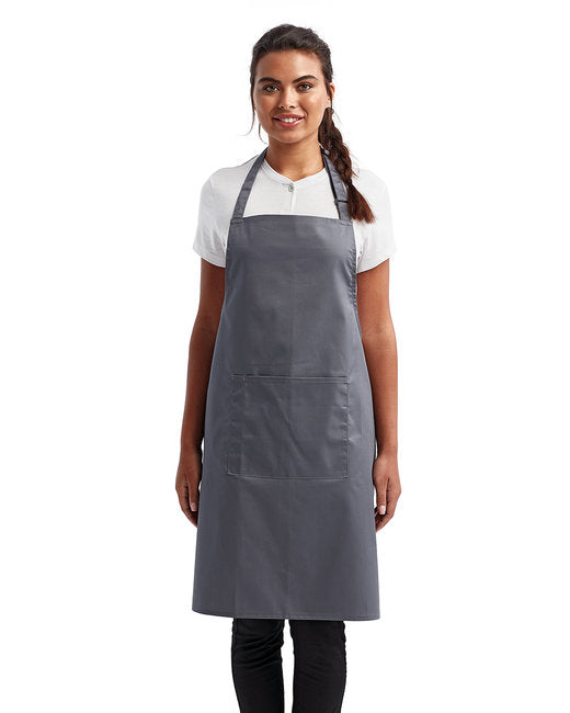 RP154 Artisan Collection by Reprime Unisex 'Colours' Sustainable Pocket Bib Apron