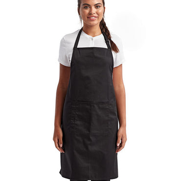 RP154 Artisan Collection by Reprime Unisex 'Colours' Sustainable Pocket Bib Apron