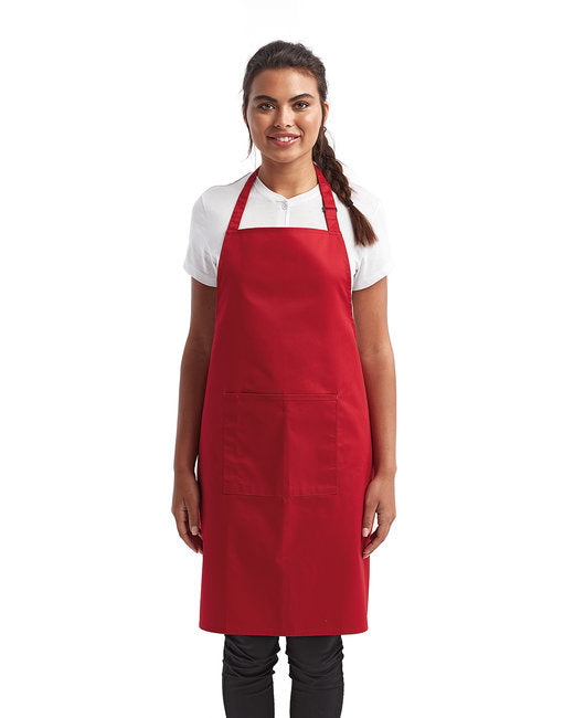 RP154 Artisan Collection by Reprime Unisex 'Colours' Sustainable Pocket Bib Apron