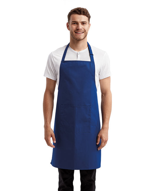 RP154 Artisan Collection by Reprime Unisex 'Colours' Sustainable Pocket Bib Apron