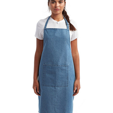 RP154 Artisan Collection by Reprime Unisex 'Colours' Sustainable Pocket Bib Apron