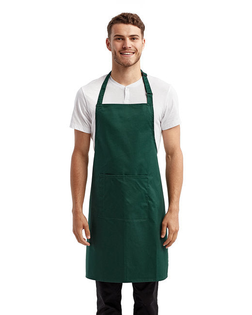 RP154 Artisan Collection by Reprime Unisex 'Colours' Sustainable Pocket Bib Apron