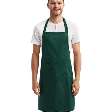 RP154 Artisan Collection by Reprime Unisex 'Colours' Sustainable Pocket Bib Apron