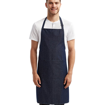 RP154 Artisan Collection by Reprime Unisex 'Colours' Sustainable Pocket Bib Apron