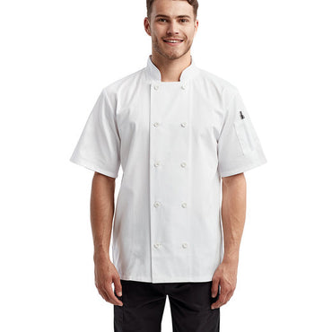 RP656 Artisan Collection by Reprime Unisex Short-Sleeve Sustainable Chef's Jacket