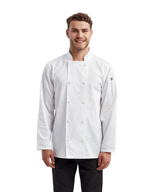 RP657 Artisan Collection by Reprime Unisex Long-Sleeve Sustainable Chef's Jacket