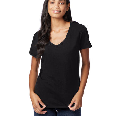 S04V Hanes Ladies' Perfect-T V-Neck T-Shirt