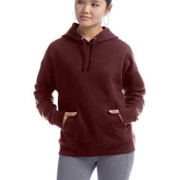 S760 Champion Ladies' PowerBlend Relaxed Hooded Sweatshirt