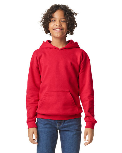 SF500B Gildan Youth Softstyle Midweight Fleece Hooded Sweatshirt