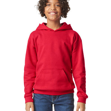 SF500B Gildan Youth Softstyle Midweight Fleece Hooded Sweatshirt