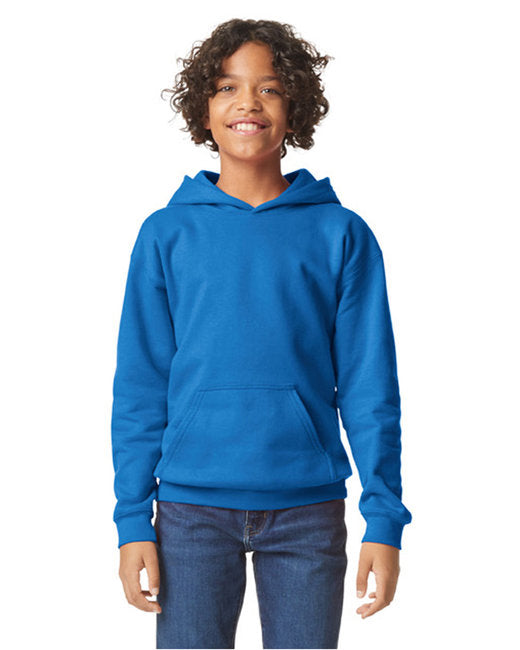 SF500B Gildan Youth Softstyle Midweight Fleece Hooded Sweatshirt