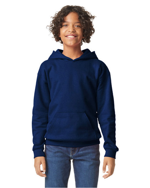 SF500B Gildan Youth Softstyle Midweight Fleece Hooded Sweatshirt