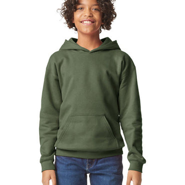 SF500B Gildan Youth Softstyle Midweight Fleece Hooded Sweatshirt