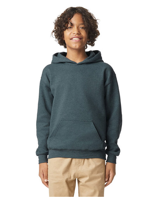 SF500B Gildan Youth Softstyle Midweight Fleece Hooded Sweatshirt