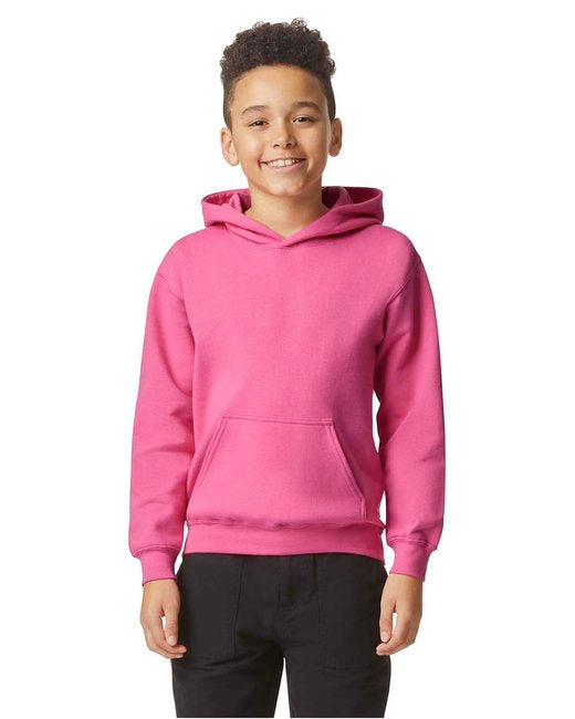 SF500B Gildan Youth Softstyle Midweight Fleece Hooded Sweatshirt