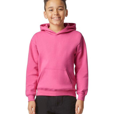 SF500B Gildan Youth Softstyle Midweight Fleece Hooded Sweatshirt