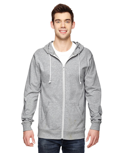 SF60R Fruit of the Loom Adult Sofspun® Jersey Full-Zip Hooded Sweatshirt