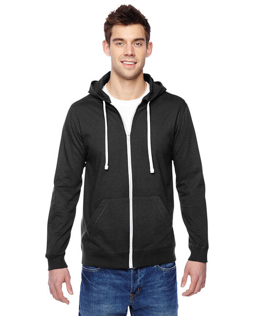 SF60R Fruit of the Loom Adult Sofspun® Jersey Full-Zip Hooded Sweatshirt