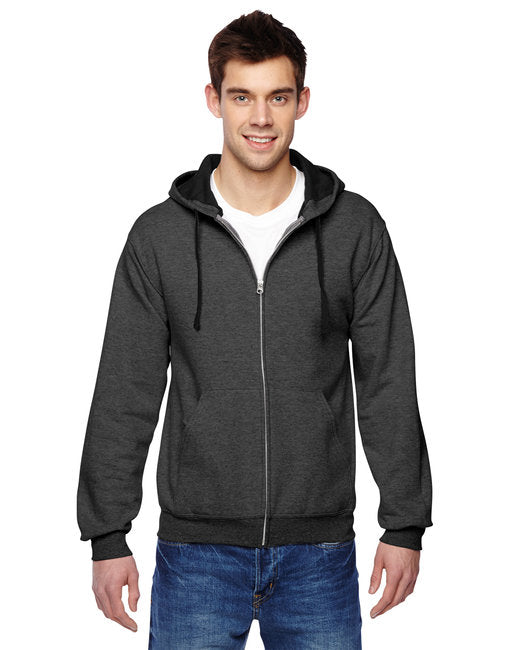 SF73R Fruit of the Loom Adult SofSpun® Full-Zip Hooded Sweatshirt