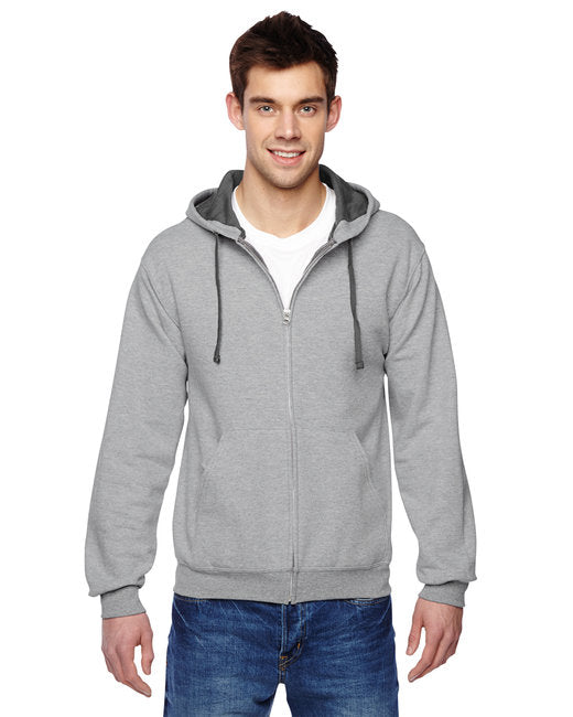 SF73R Fruit of the Loom Adult SofSpun® Full-Zip Hooded Sweatshirt