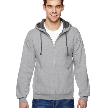 SF73R Fruit of the Loom Adult SofSpun® Full-Zip Hooded Sweatshirt