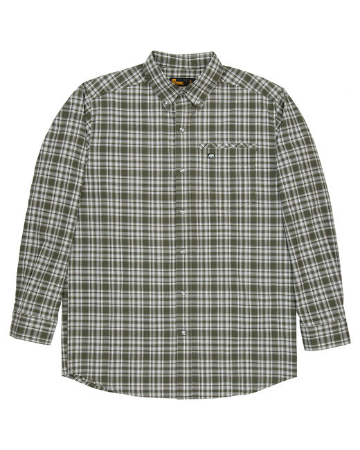 SH26 Berne Men's Foreman Flex180 Button-Down Woven Shirt