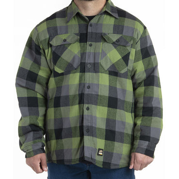 SH69T Berne Men's Tall Timber Flannel Shirt Jacket